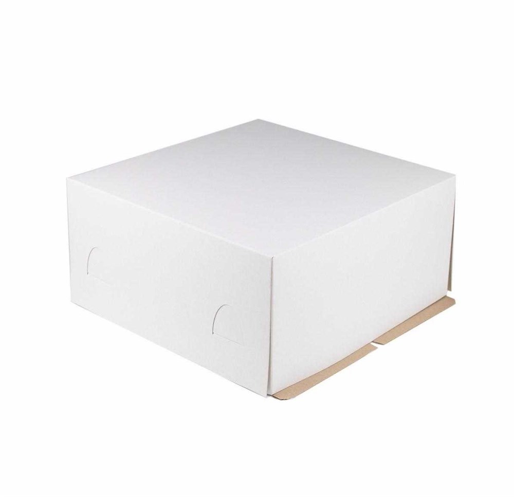Короб картонный белый 280х280х140 мм хром-эрзац