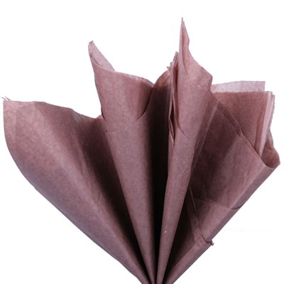 Бумага тишью, коричневая 51х66см (10 листов) - фото 4868