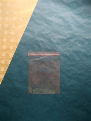 Прозрачный пакет с клеевой полосой, 12,5х12,5см - фото 4991