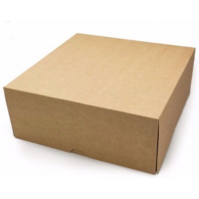 Крафт-коробка "Cake" - 255х255х105мм, без окна - фото 5080