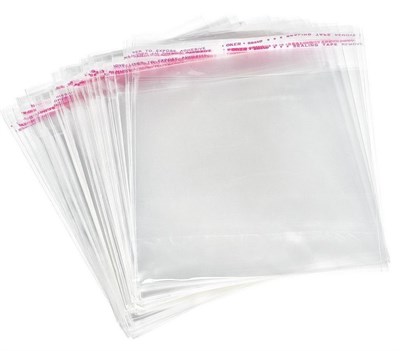 Прозрачный пакет с клеевой полосой, 12,5х17см - фото 5127