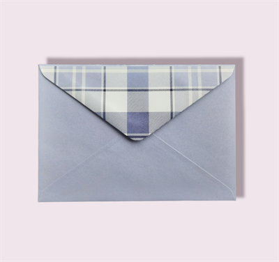 Подарочный бумажный конверт 114х162мм (С6) лавандовый - фото 5603