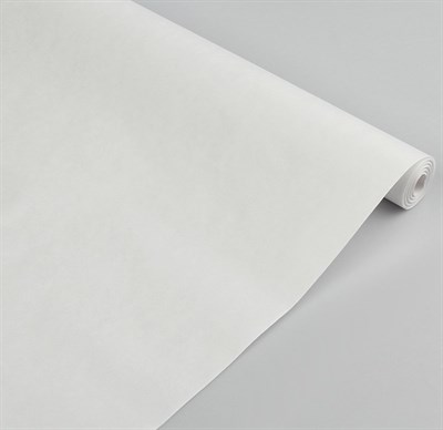 Крафт бумага БЕЛАЯ в рулоне, без принта. 0,72х10м (50г/м) - фото 5765