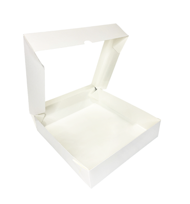 Крафт-коробка с окном SELFBOX 1500 PRO - 200х200х40 мм, Белая 2434