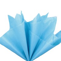 Бумага тишью, ярко-голубая 51х66см (10 листов)