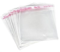 Прозрачный пакет с клеевой полосой, 45х62см
