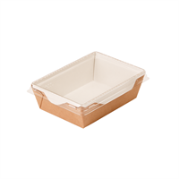 Крафт контейнер-салатник Opsalad 800мл, 186х106х55мм