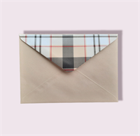 Подарочный бумажный конверт 114х162мм (С6) бежевый