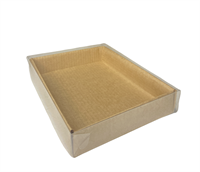 Коробка для конфет с прозрачной крышкой Ukonf25 - 140х105х25мм