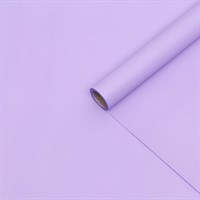 Корейская плёнка для цветов двухсторонняя 0,5х10м, Лавандовая, 50 мкм