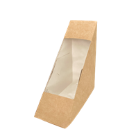 Упаковка для сэндвича, 127х127х50мм