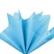Бумага тишью, ярко-голубая 51х66см (10 листов) - фото 4890