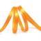 Атласная лента, 12мм*23м, оранжевая - фото 5171