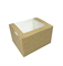 Крафт коробка с окном Solo show box, 130х110х80мм 2422