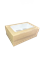 Крафт-коробка для 6 капкейков MUF6, 250х170х100мм, с окном - фото 5936