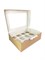 Крафт-коробка для 12 капкейков MUF12, 330х250х100мм, с окном 1069