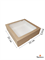 Крафт-коробка с окном Tabox1555PRO- 200х200х55 мм 2410